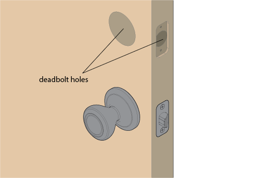 Confirm door hole is 54mm or 38mm
