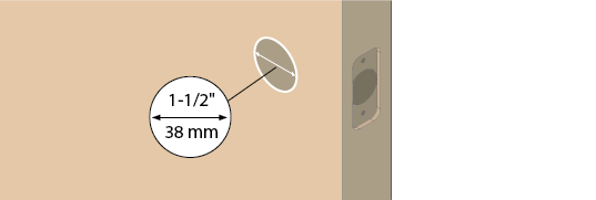 38mm door