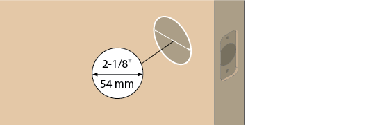 54mm door