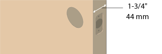 44mm door