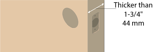 thicker than 44mm door