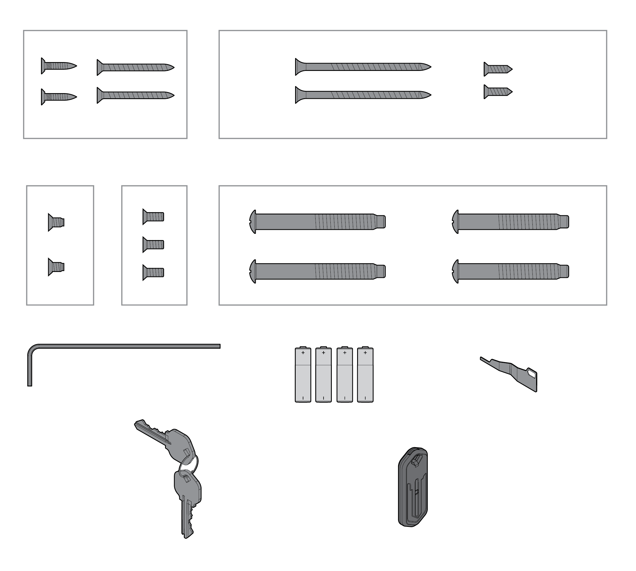 Fasteners and accessories
